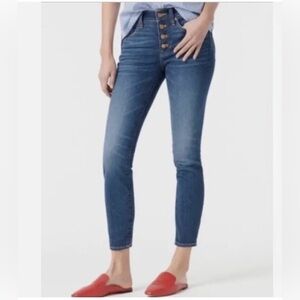 ~J. Crew High-Rise Toothpick Button Fly Jeans